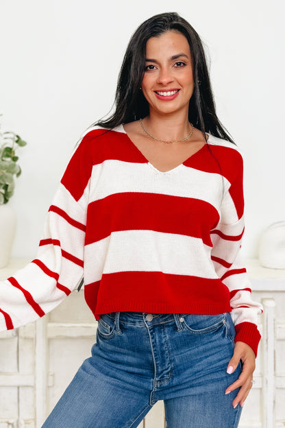 Line & Shine Sweater Top