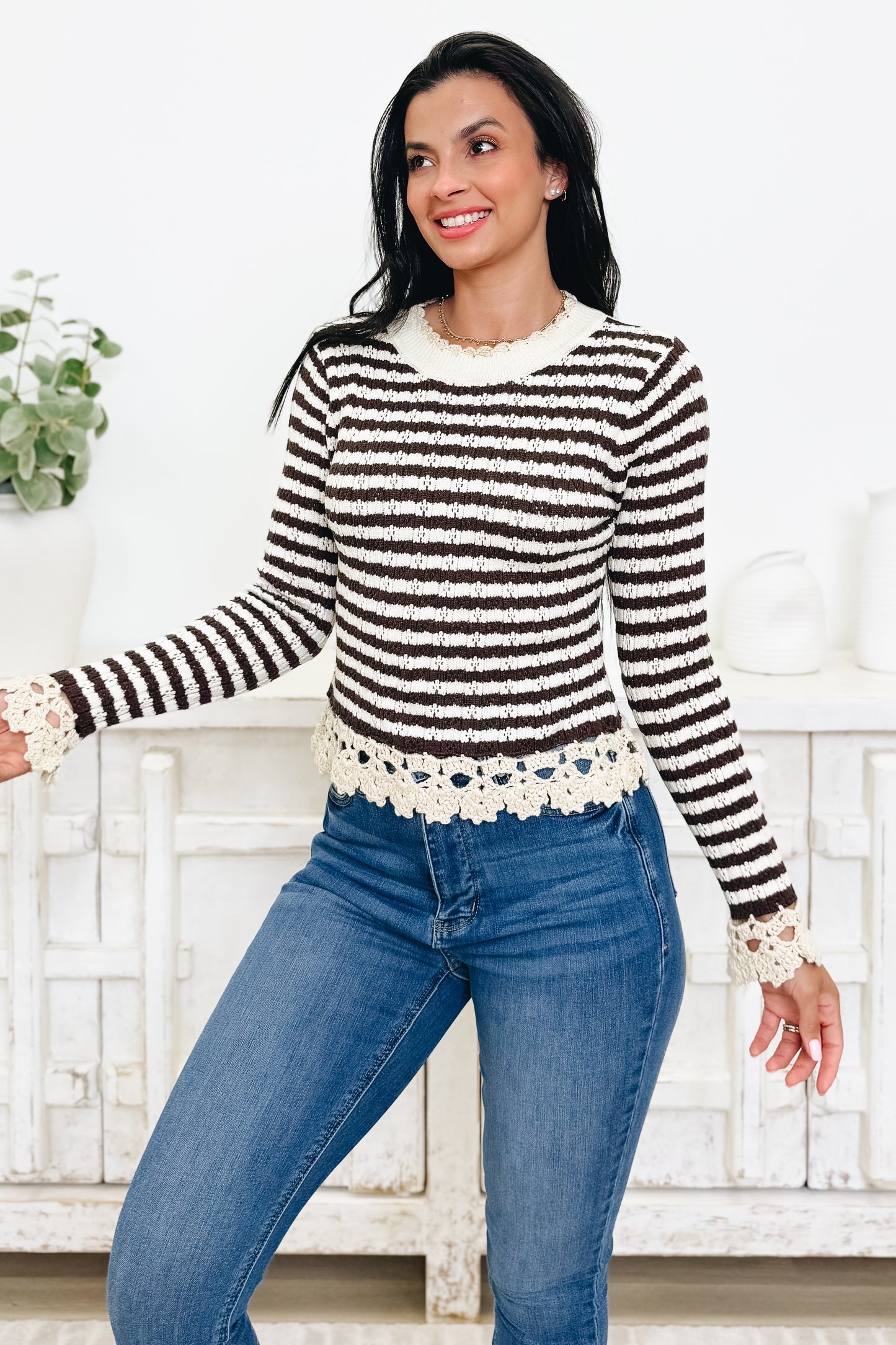 Willow Weave Sweater Top