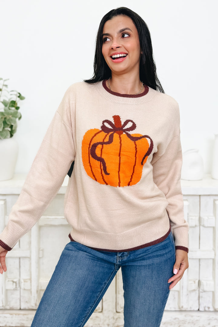 Harvest Hues Pumpkin Sweater