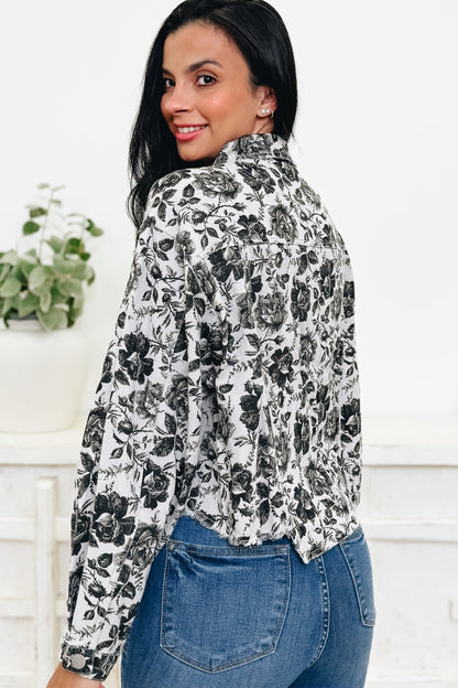 The Rustic Bloom Denim Jacket