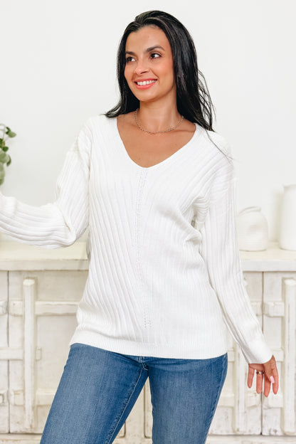 Love Notes Sweater Top - 3 Colors!