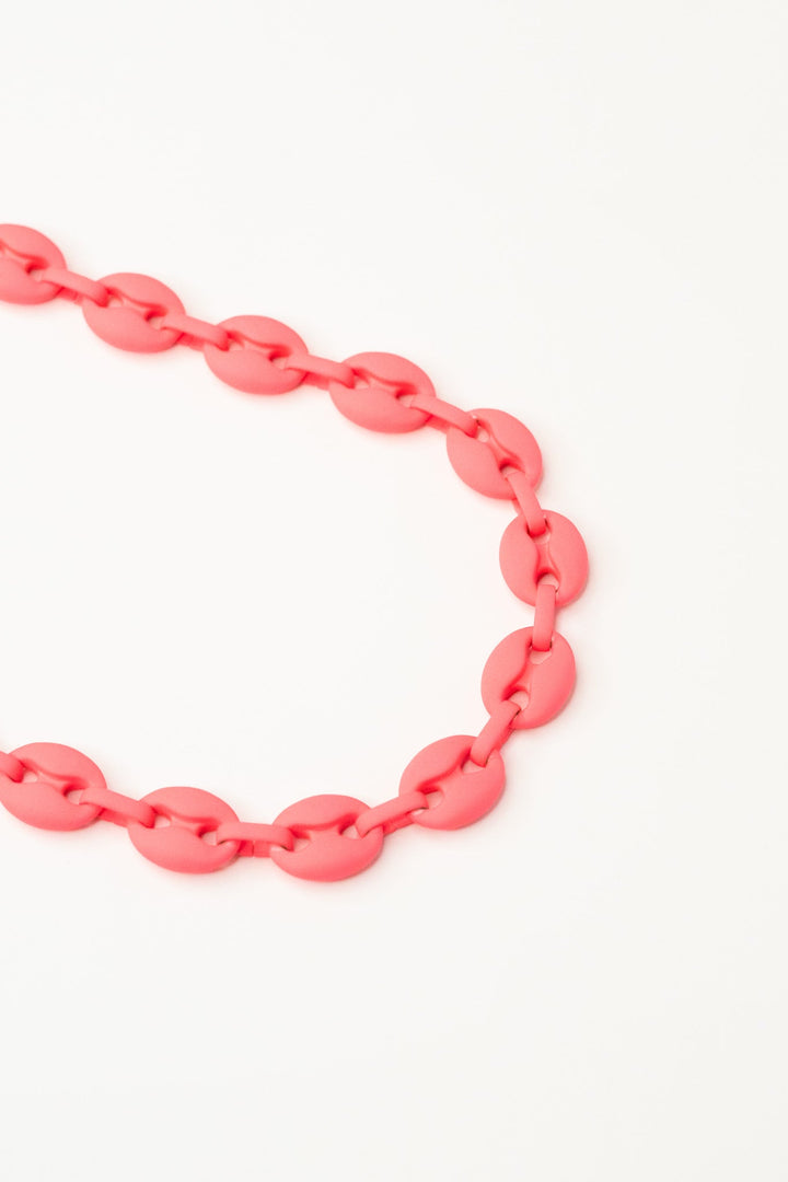 Alaia Necklace - Matte Neon Fuchsia