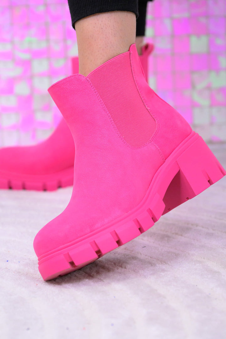 MIA Ivy Boots - Hot Pink