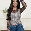 Feline Fine Mesh Top
