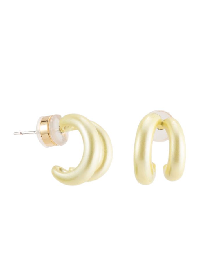 Groovy Earrings - Buttercream