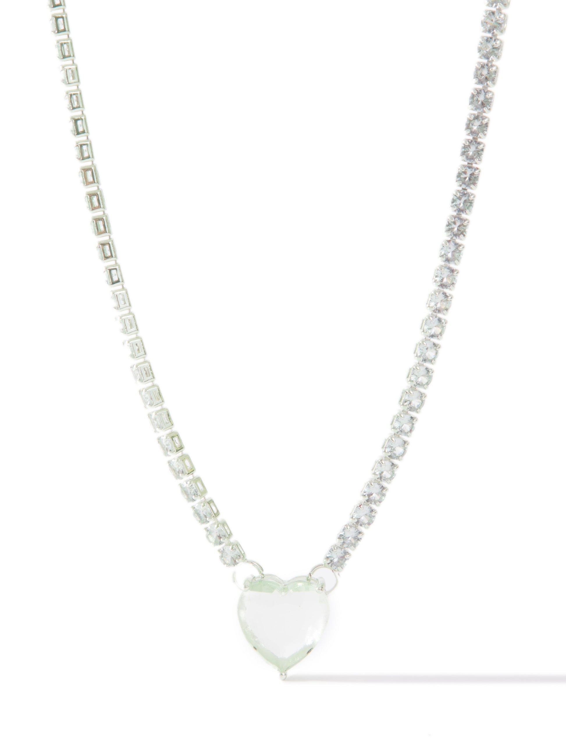You Are So Beautiful Necklace - Metallic Mint Magnolia