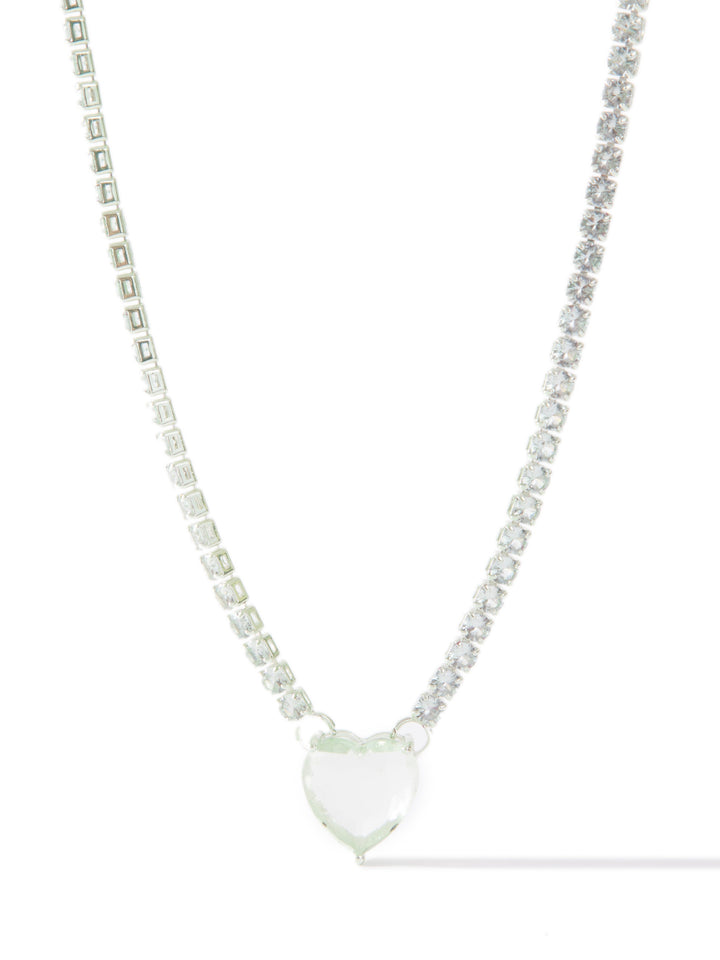 You Are So Beautiful Necklace - Metallic Mint Magnolia
