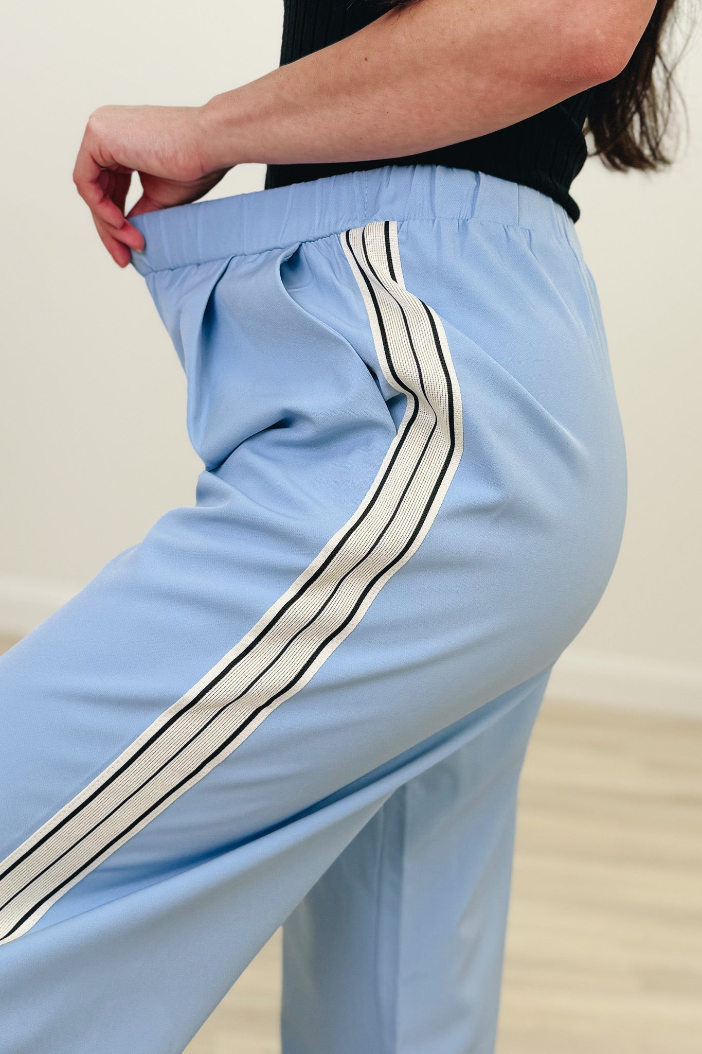 Side Tracked Pants - 3 Colors!