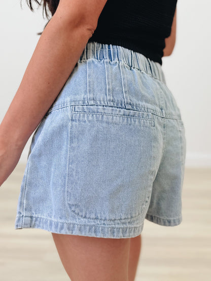 Keep On Going Flare Denim Shorts -2 Colors!