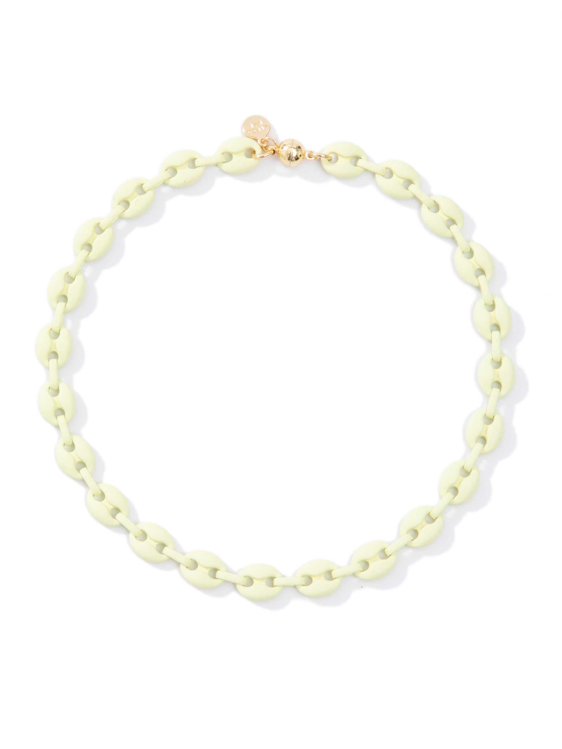 Alaia Necklace - Matte Neon Yellow