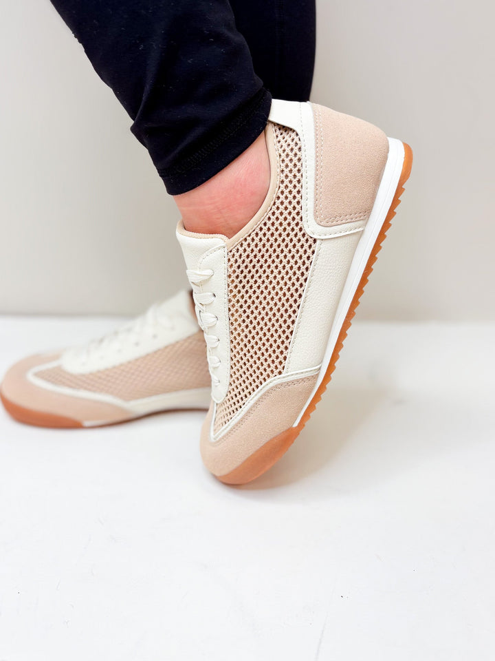 Carly Mesh Sneakers - Beige
