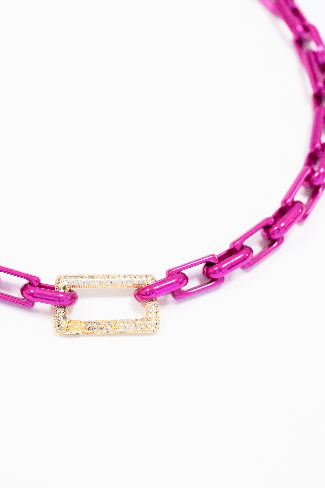 Mini Michelle Necklace - Metallic Wildflower