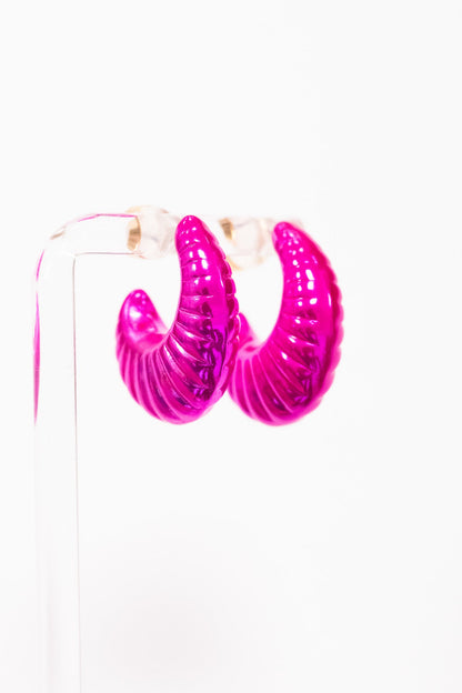 Miami Earrings - Metallic Tropical Punch