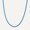 Maddie Necklace - Metallic Marine Blue