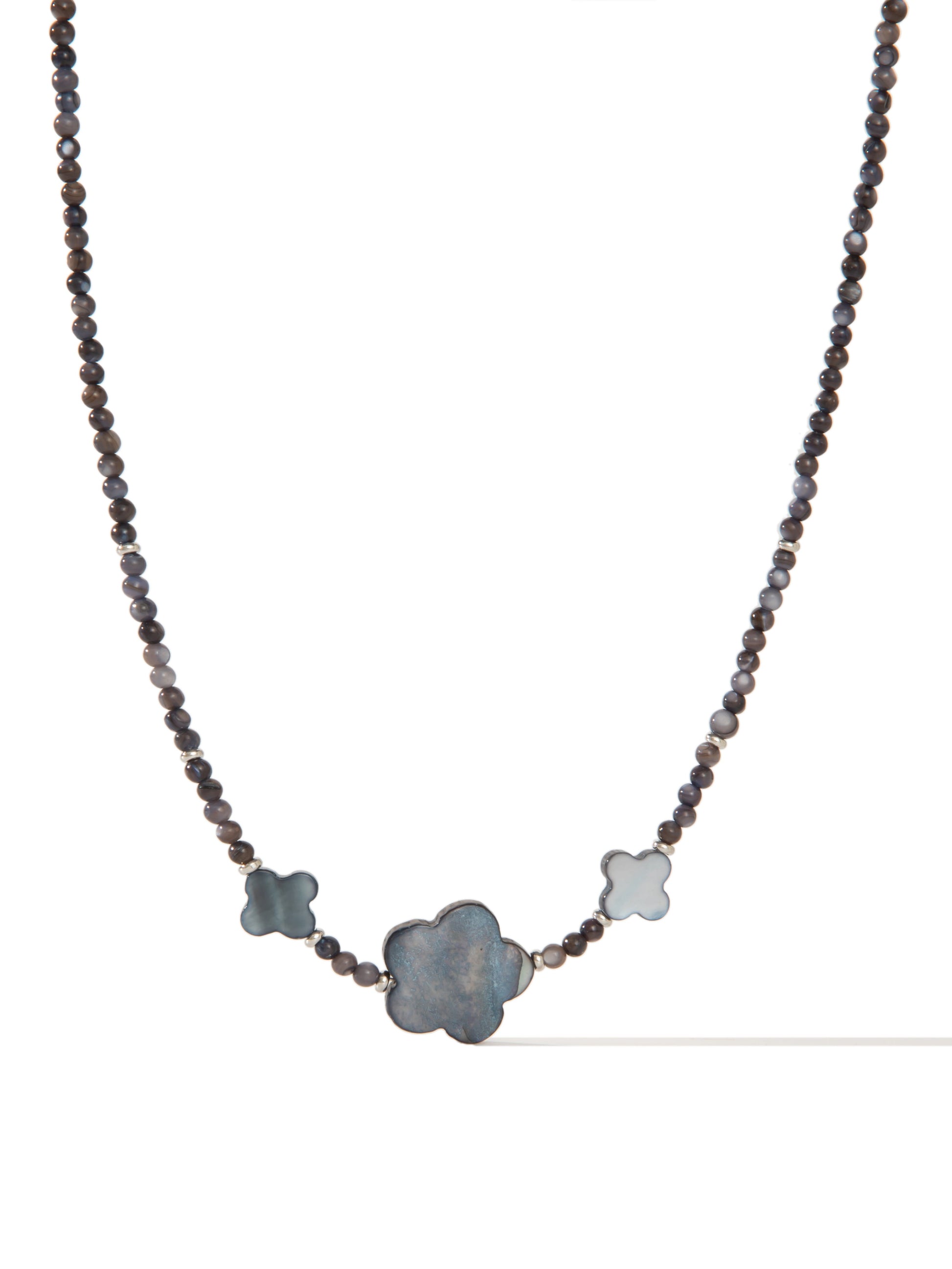 Night Flower Necklace - Midnight