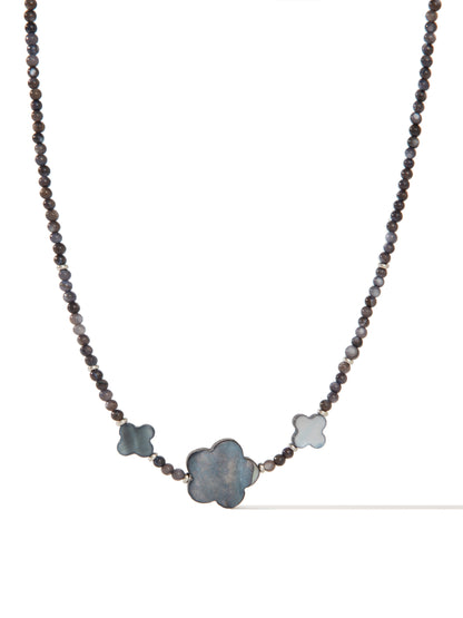 Night Flower Necklace - Midnight