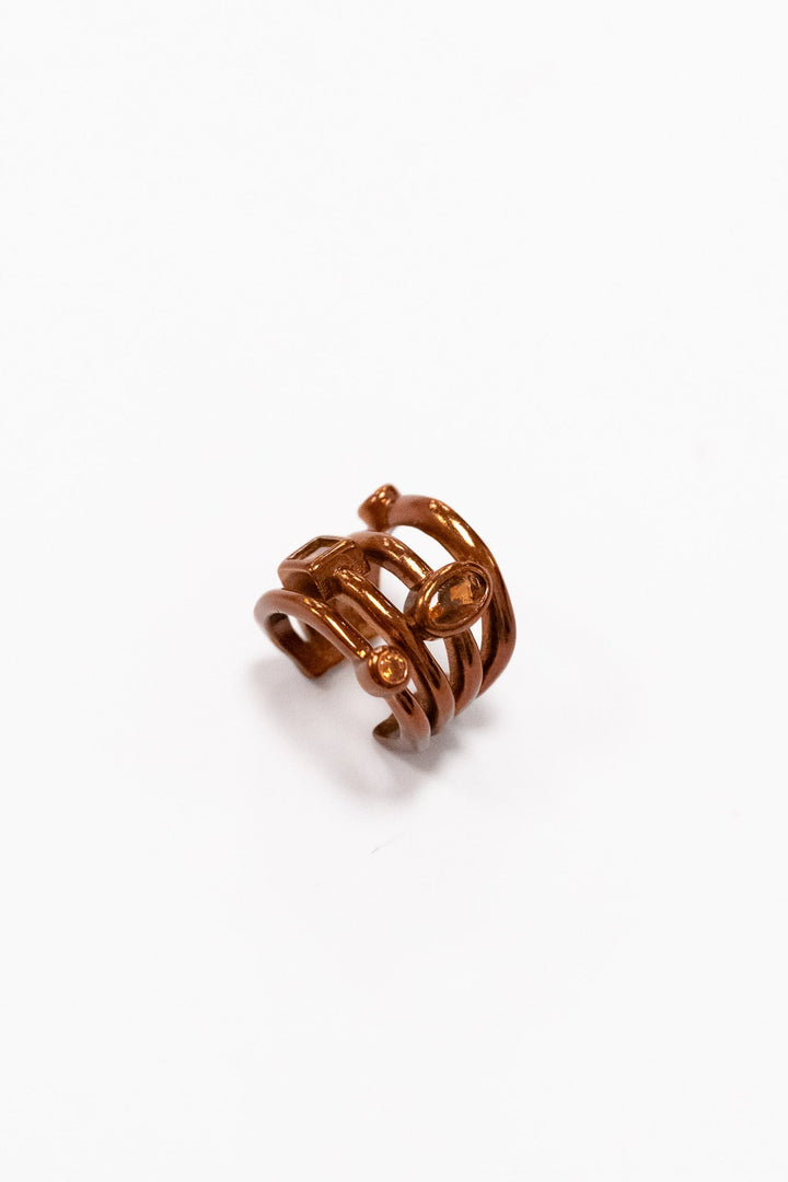 The Best Ear Cuff - Metallic Toffee