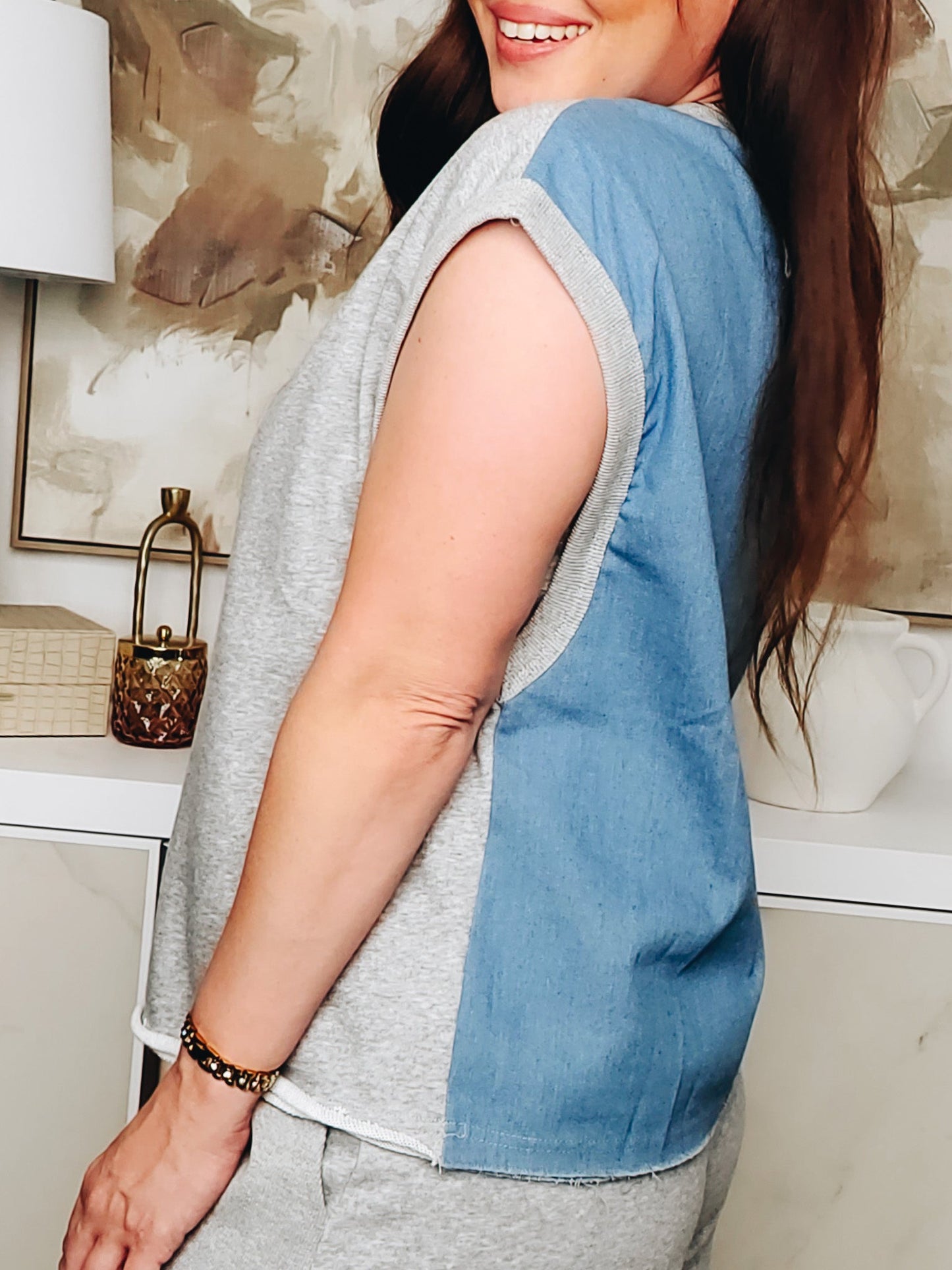 Meant To Be Together Mixed Muscle Tank