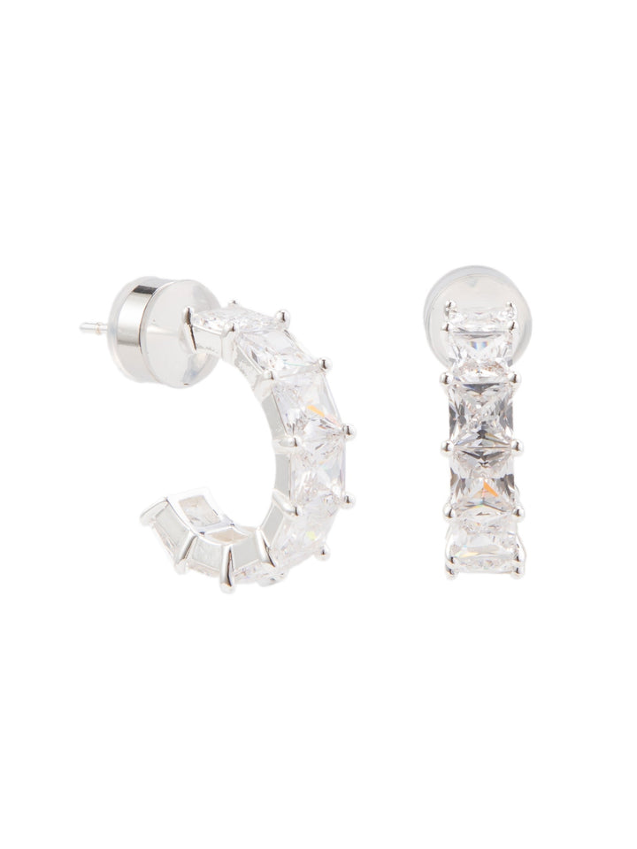 Time For Everything Earrings - Liquid Metallic Pearl White