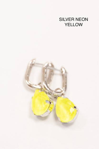 "BABE" Neon Crystal Earrings - Multiple Colors!