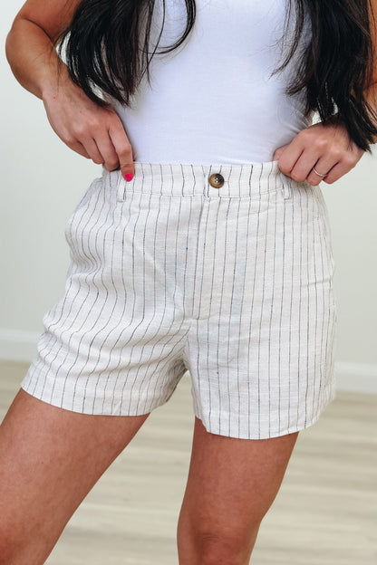 Laid Back Cool Linen Shorts - 2 Colors!