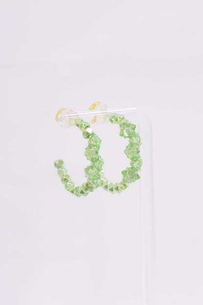 It Girl Earrings - Metallic Mint Magnolia