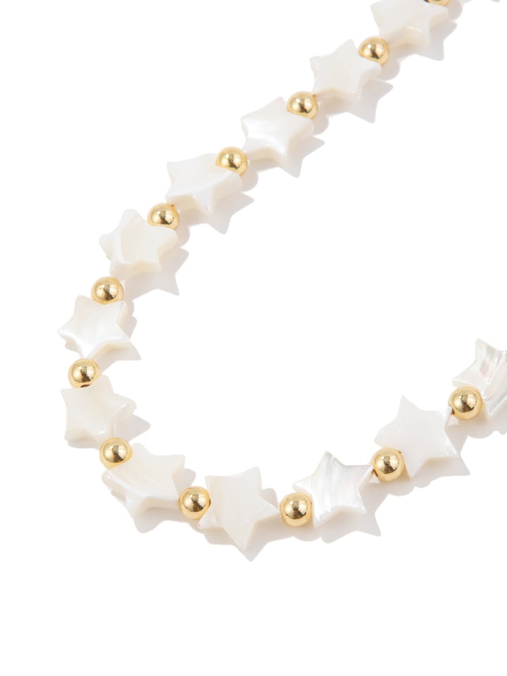 White Star Necklace - White