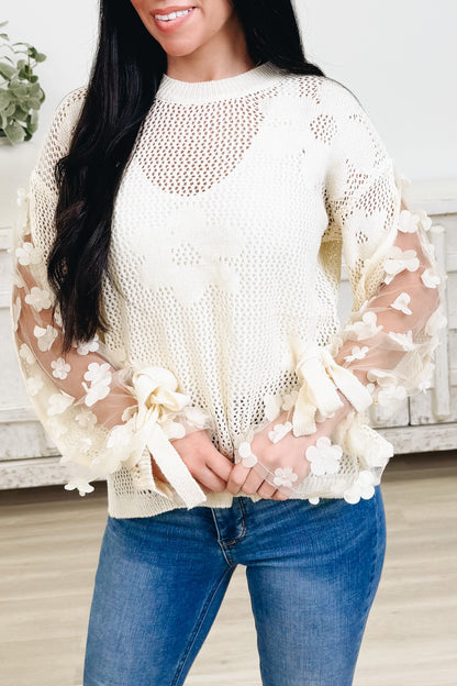 Summer Wishes Open Knit Top