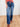 Street Hustler By Risen - Tummy Control Ankle Straight Jeans - Dark