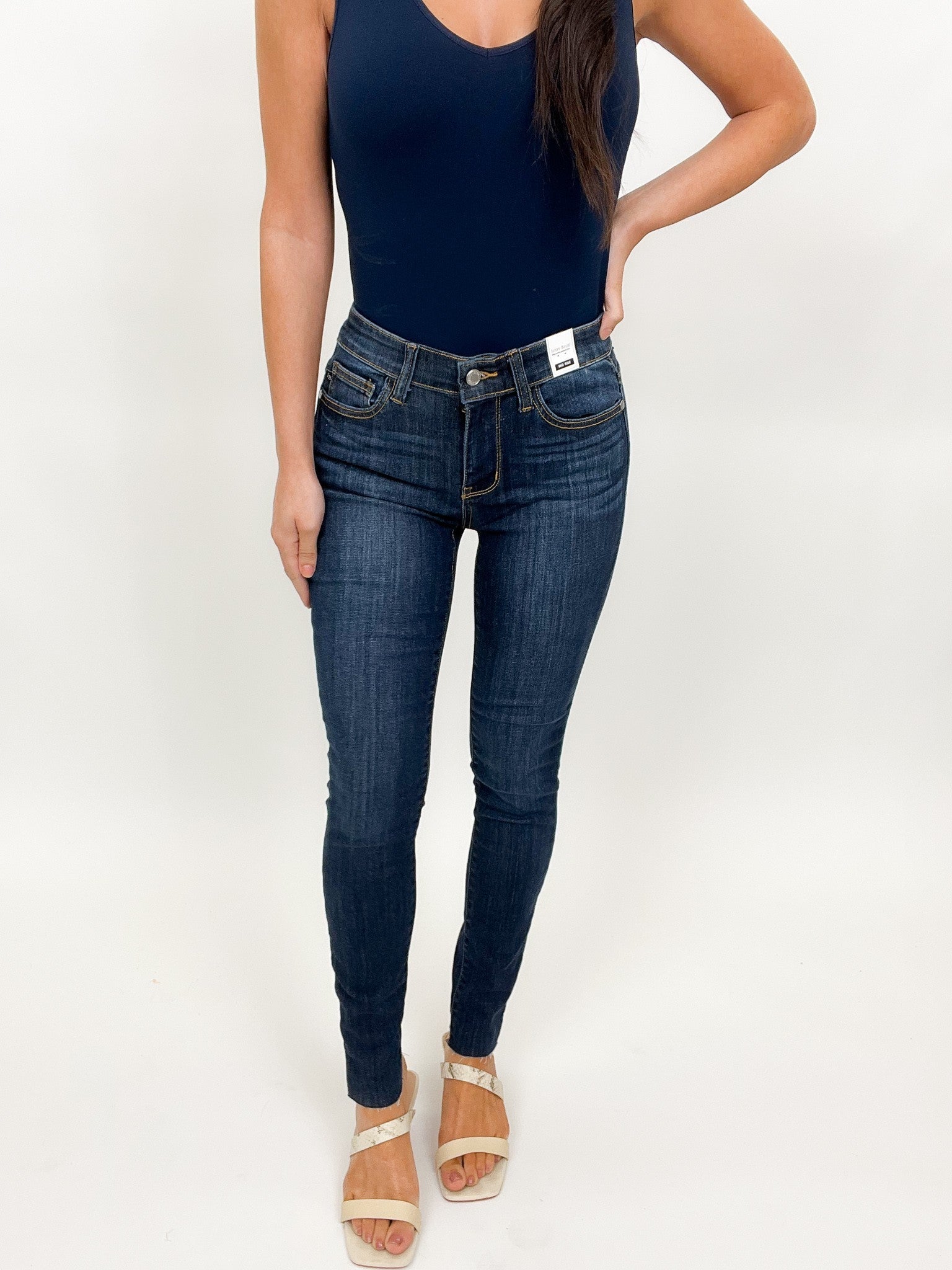 Judy Blue Sexy Can I Mid Rise Skinny Jeans