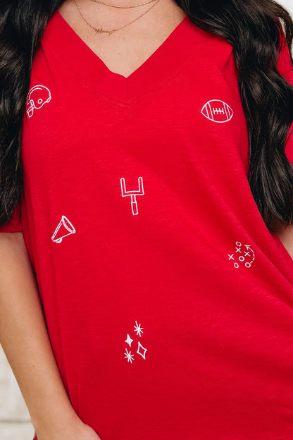 Football Elements Top - 3 Colors!
