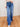The Wanderlust By Risen - Tummy Control Wide Leg Adjustable Waistband Jeans - Medium