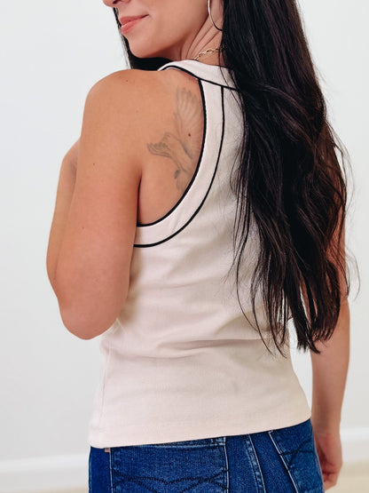 On Repeat Tank Top - 2 Colors!