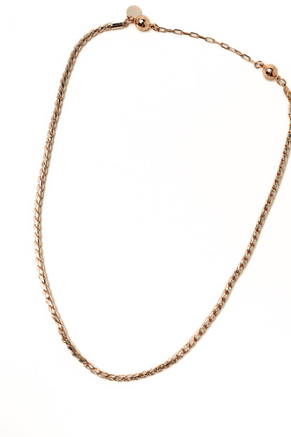 Marietta Necklace - Metallic Coconut