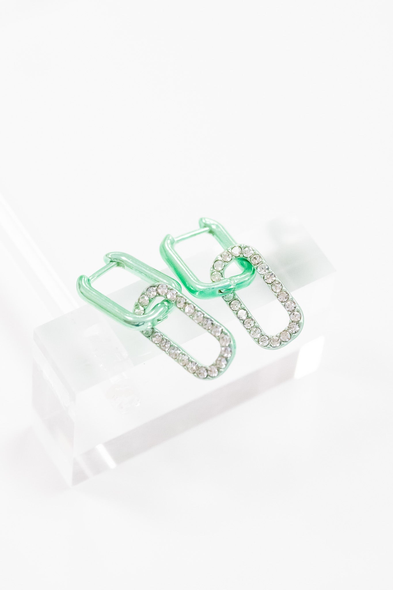 Vanna Pave Earrings - Liquid Metallic Fiji Island
