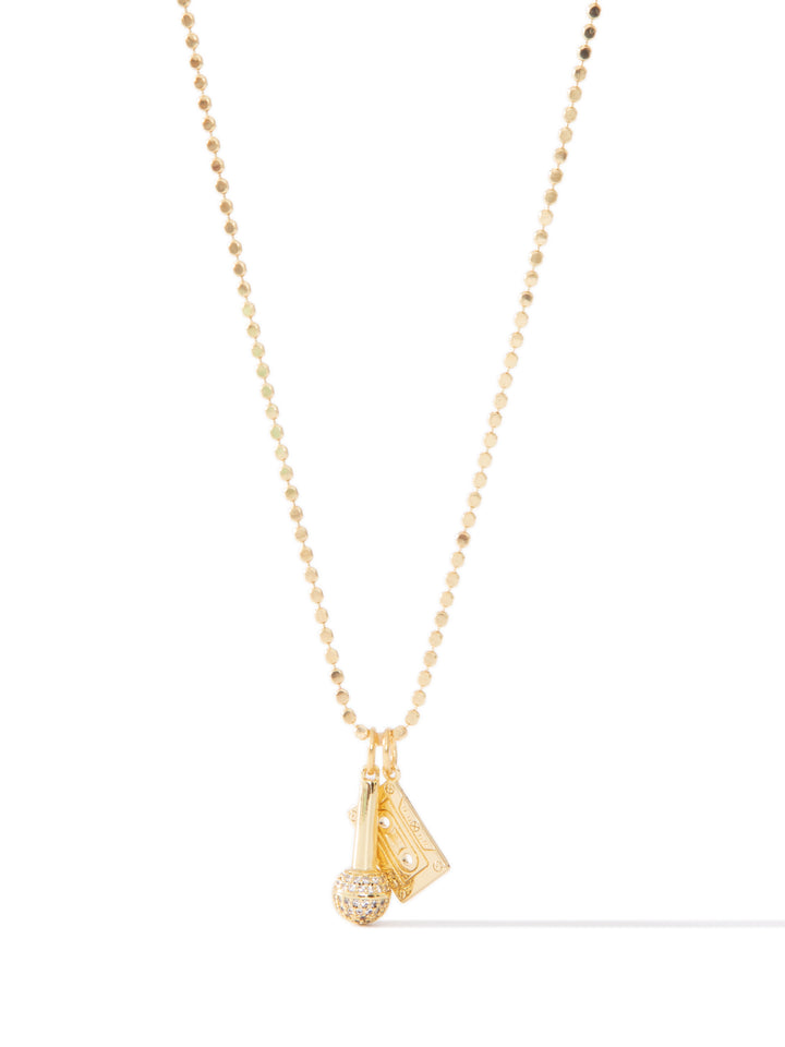 Throw The Mic Necklace