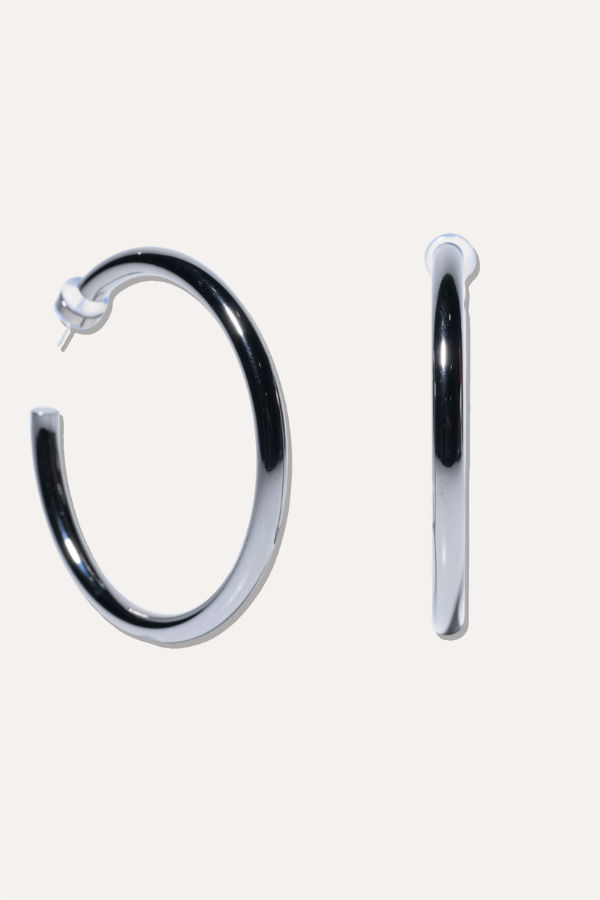 Josefina Earrings Large - Gunmetal