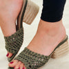 MIA Idella Heels - Khaki Woven