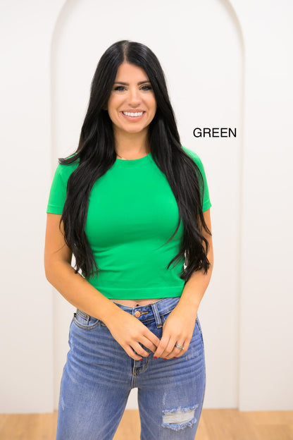 The Crop Don't Stop Top - 21 Colors!