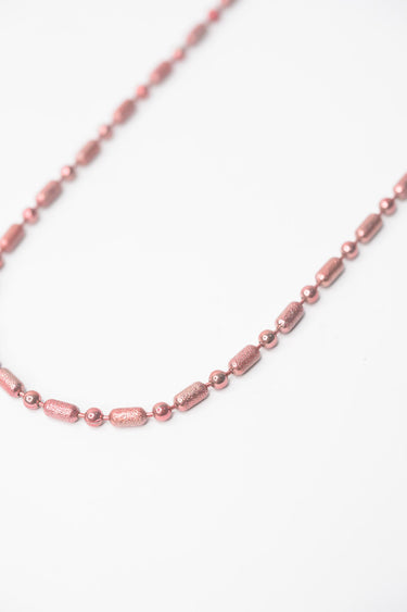 Modern Muse Necklace - Metallic Cocoblush