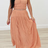 All The Above Maxi Skirt - Coral Sands