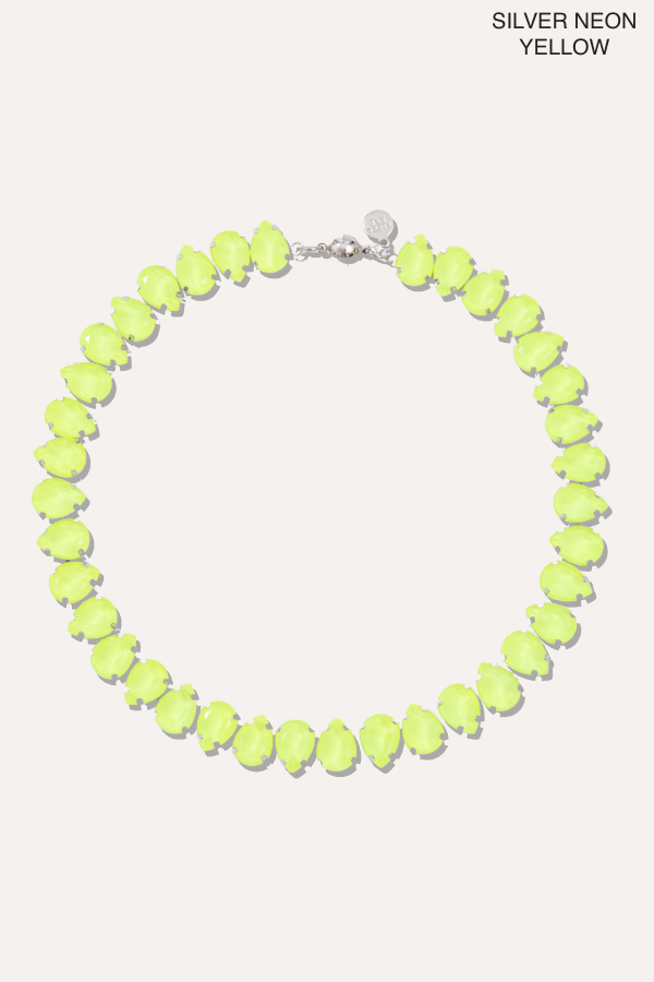 The BABE Neon Crystal Necklace - Multiple Colors!