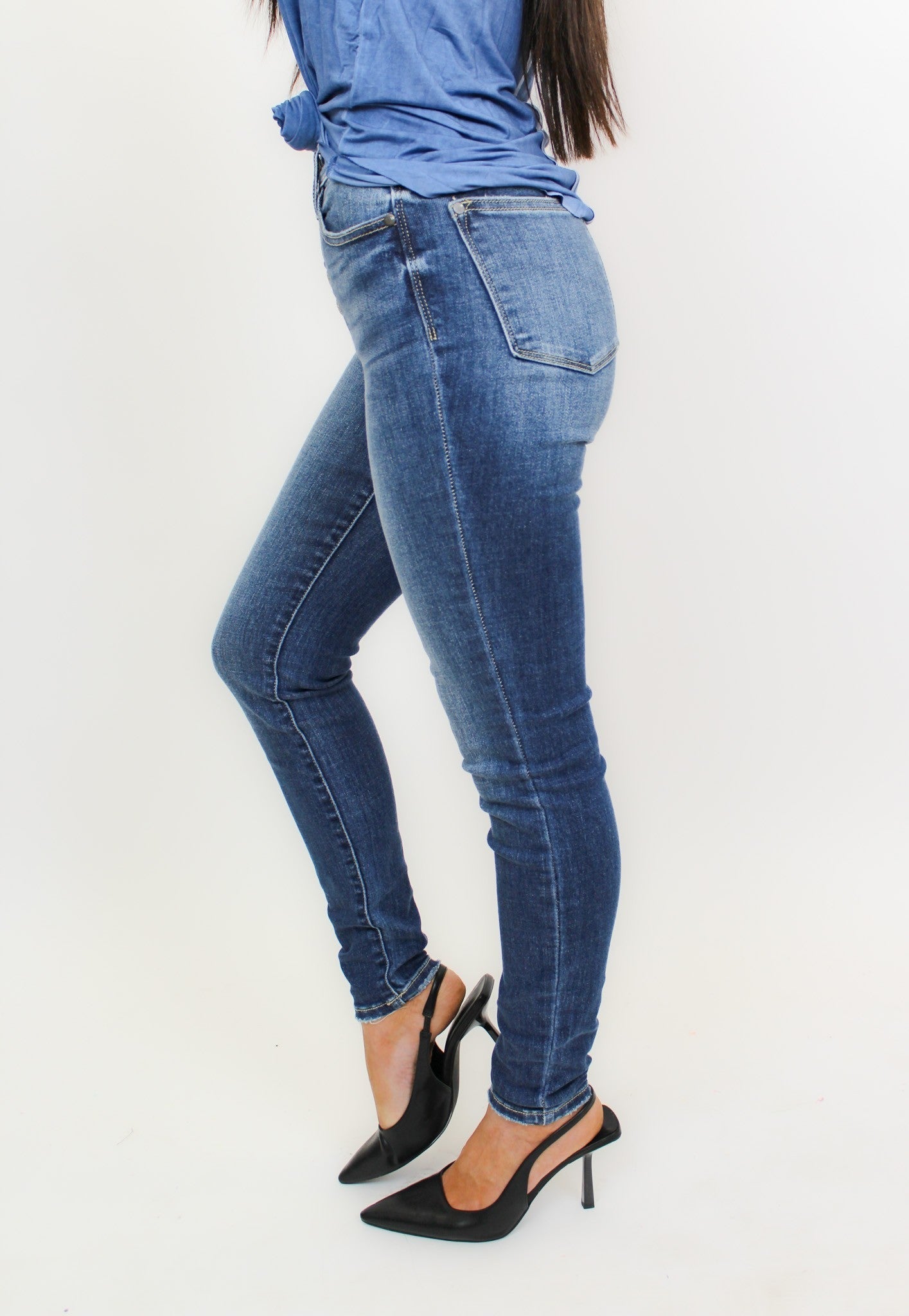 Judy Blue Diana Hi Rise Button Fly Skinny