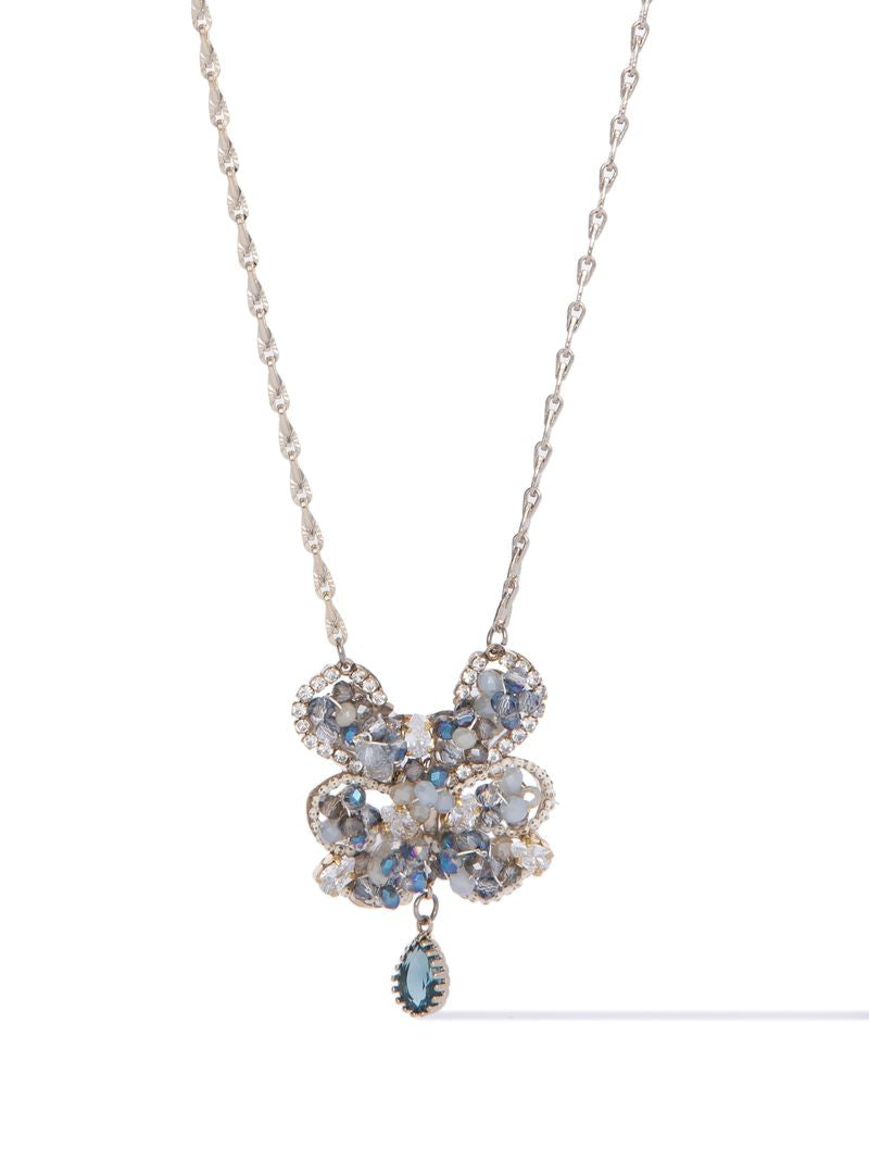 Blue Horizon Necklace - Linen Midnight