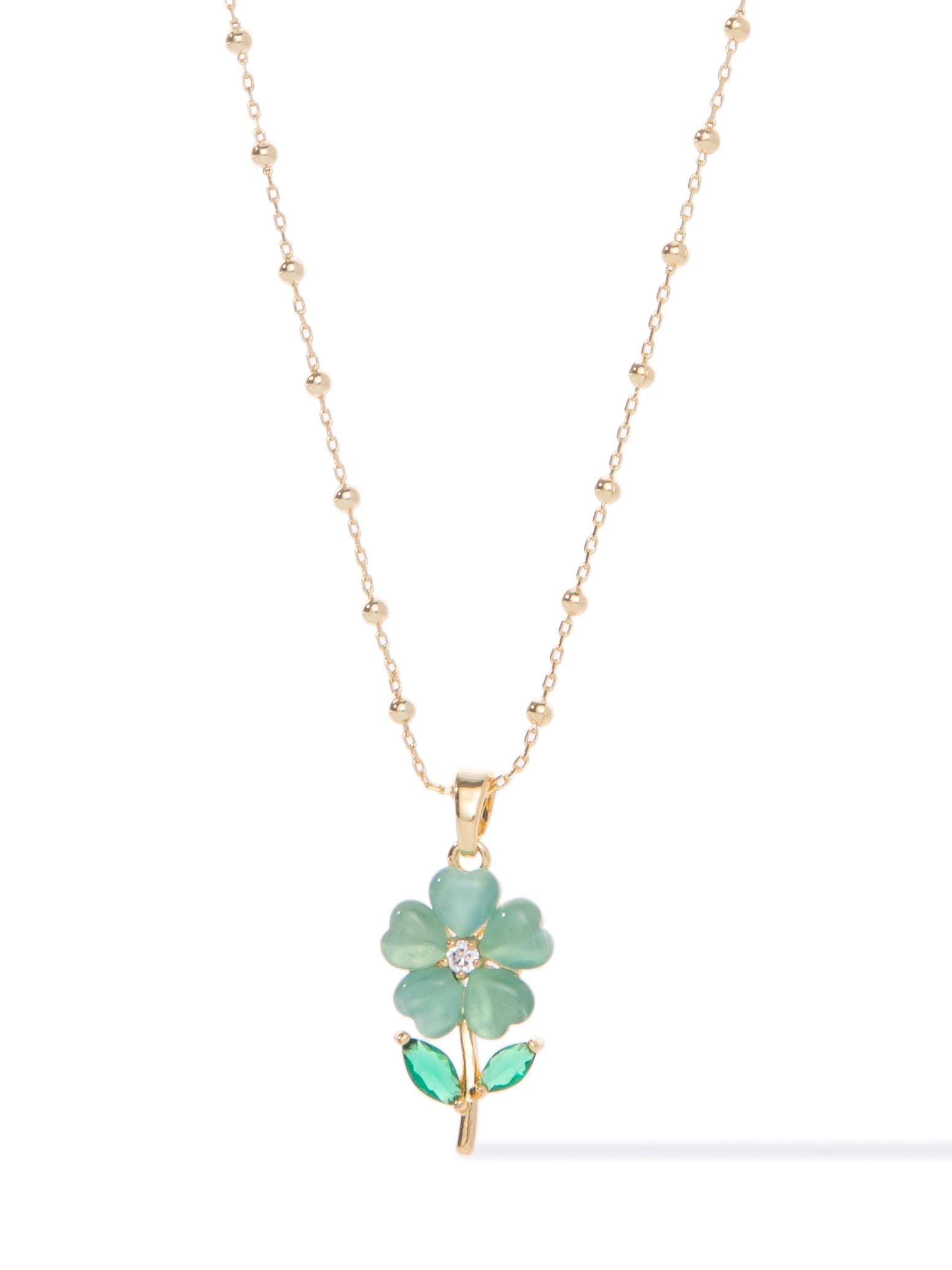 A Field Full Of Daisies Necklace - Gold Eden