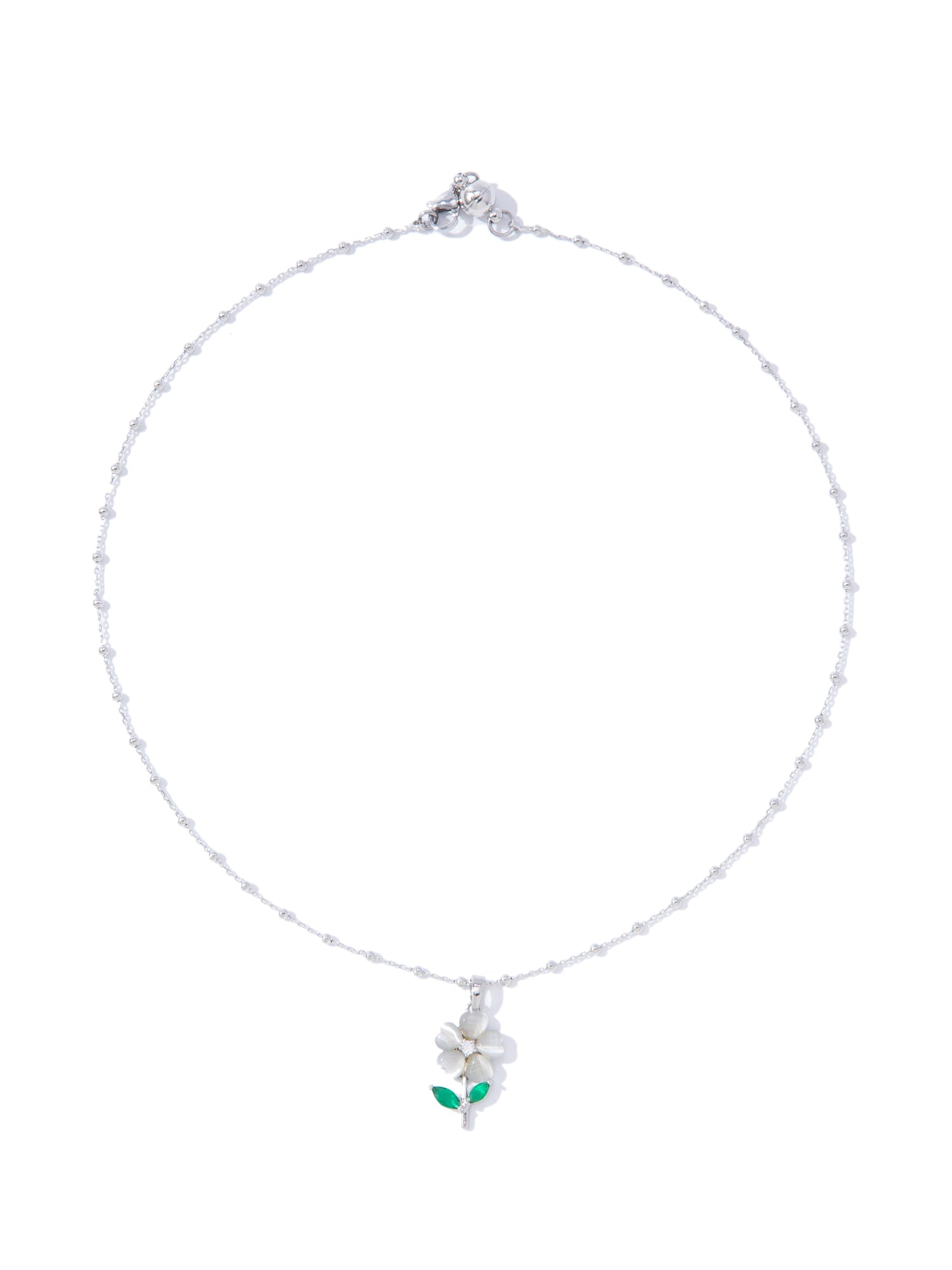 A Field Full Of Daisies Necklace - Silver