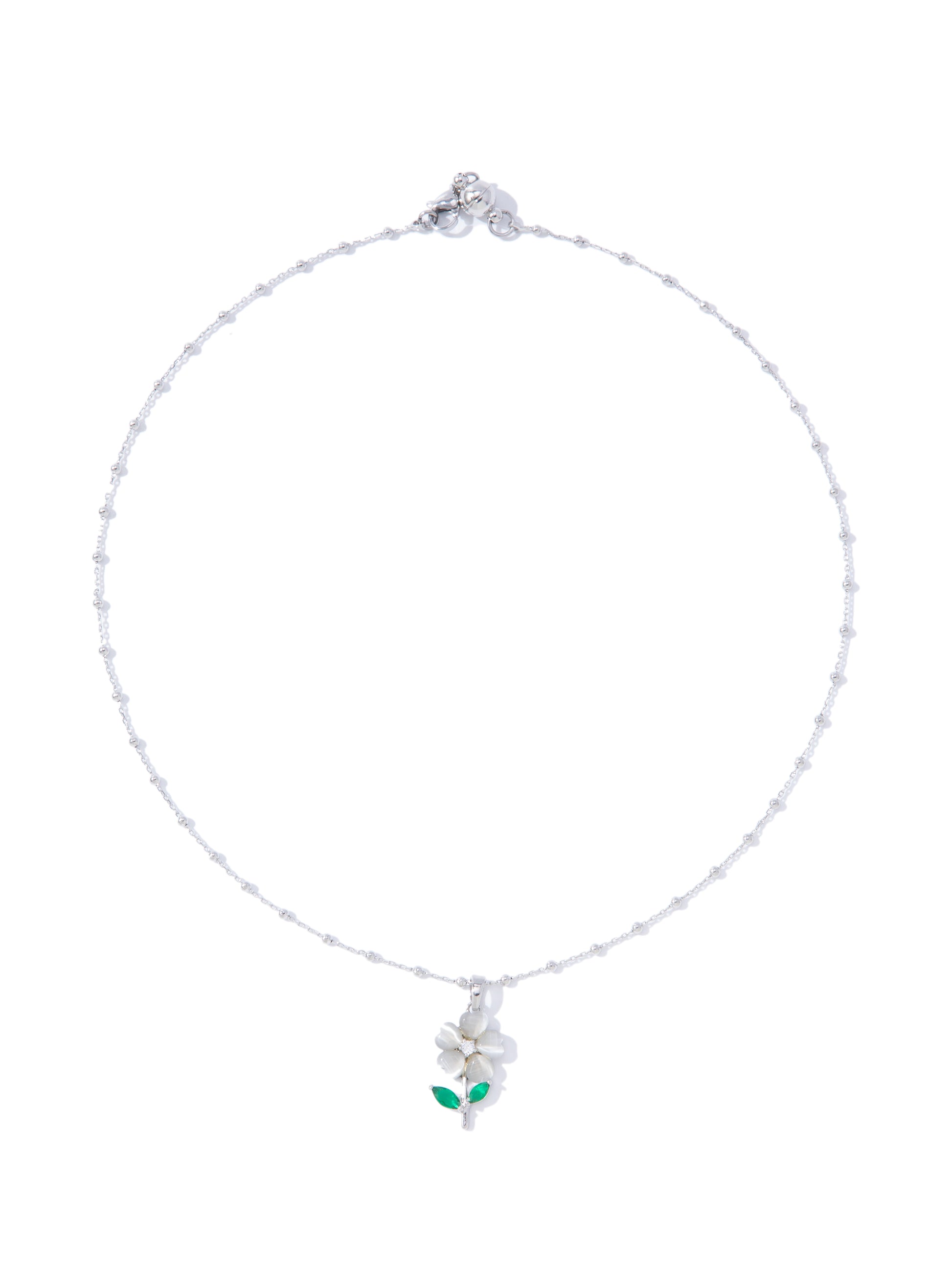 A Field Full Of Daisies Necklace - Silver