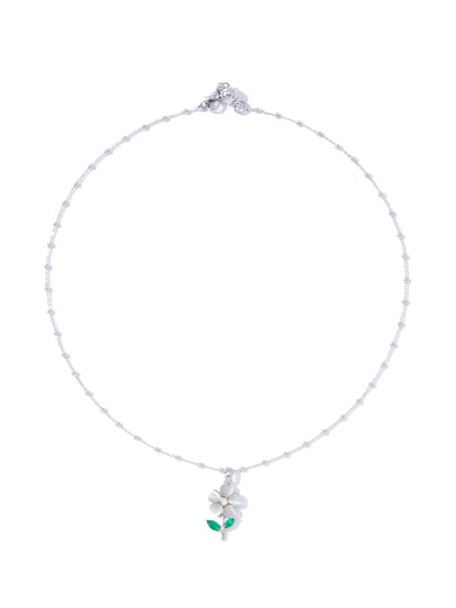 A Field Full Of Daisies Necklace - Silver