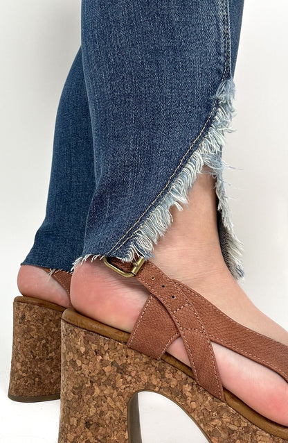Judy Blue High Waist Hem Detailed Skinny Jeans