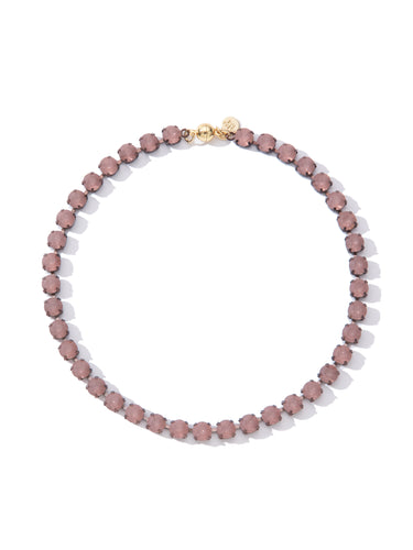 A Higher Place Necklace - Metallic Hershey Kiss Mocha Silk